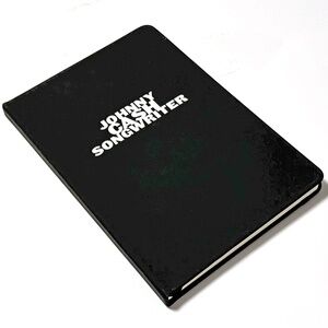 Johnny Cash Songwriter promotional leatherbound journal – rare collectible